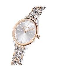 Swarovski Women's Quartz Attract Mixed Metal Watch, Swiss Made 30mm