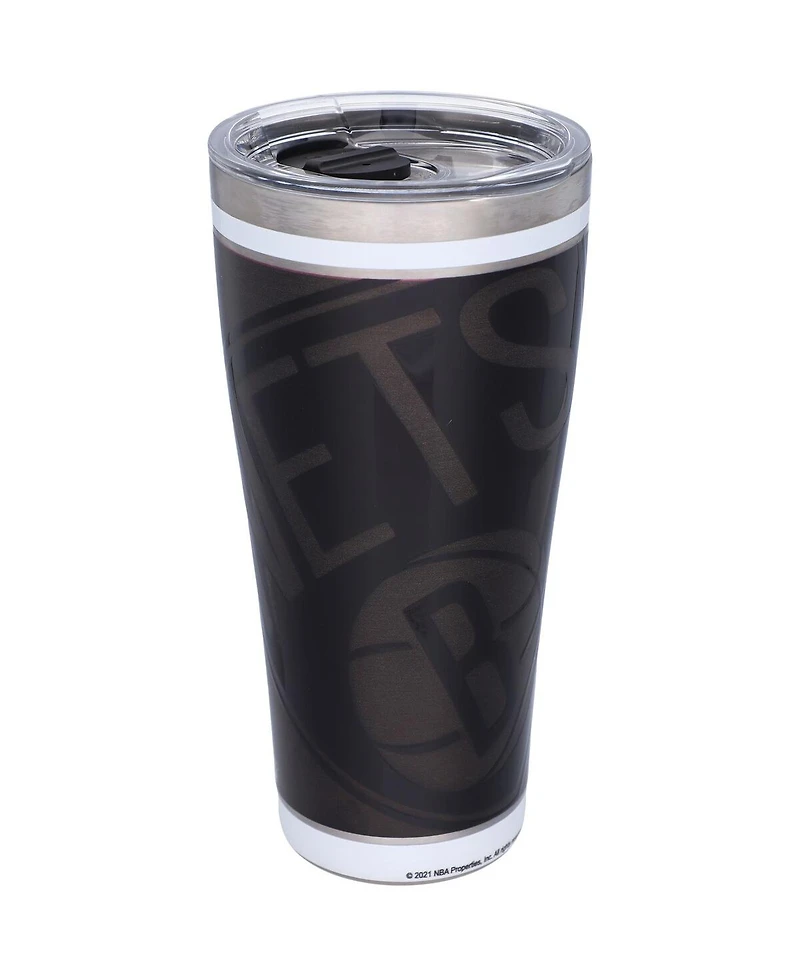 Tervis Tumbler Brooklyn Nets 30 Oz Blackout Stainless Steel Tumbler