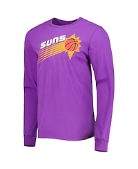 Men's Sportiqe Purple Phoenix Suns Hardwood Classics Mohave Elevated Long Sleeve T-shirt
