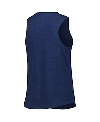 Women's Concepts Sport Orange, Navy Detroit Tigers Wordmark Meter Muscle Tank Top and Pants Sleep Set