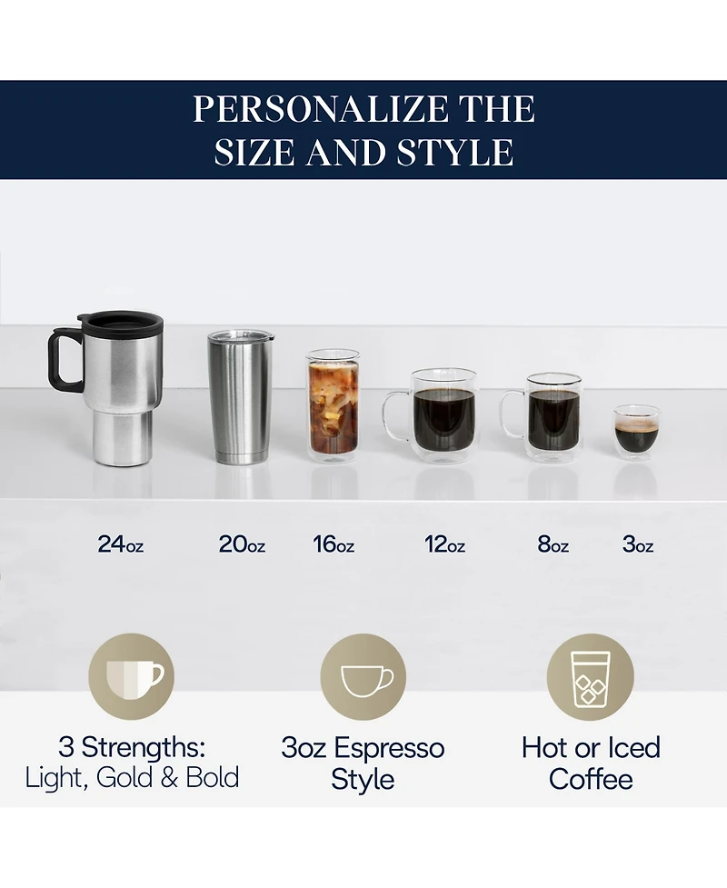 De'Longhi TrueBrew Automatic Coffee Maker with Bean Extract Technology