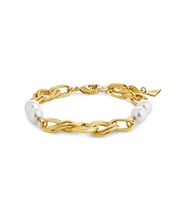 Sterling Forever Ivanna Imitation Pearl Bracelet