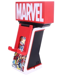 Exquisite Gaming Cable Guys Led Ikonsmarvel Red Brick Logo - Charging Phone Controller Holder