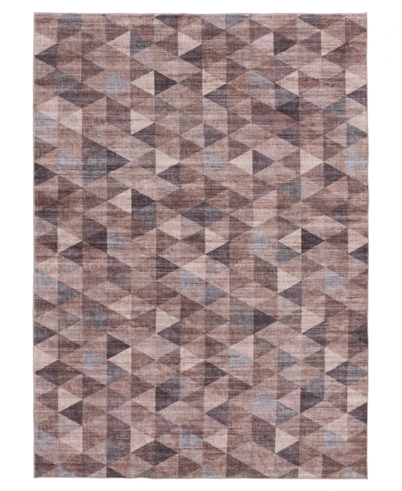 Mink Home Velvet Touch Washable Mar-001 5' x 7' Area Rug