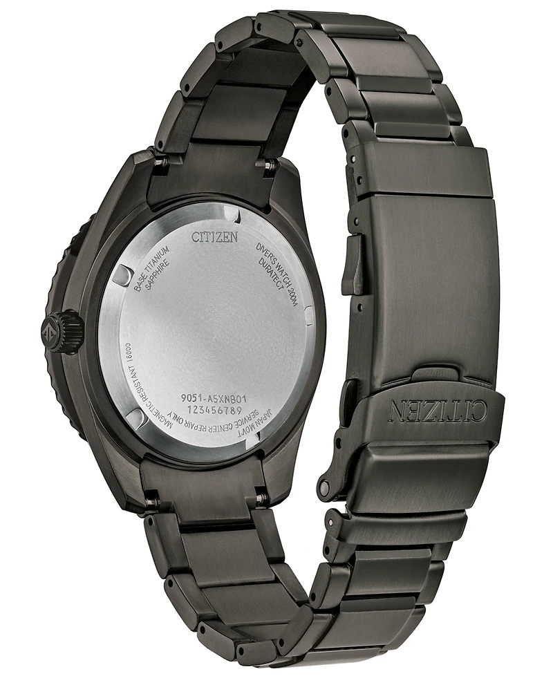 Citizen Men's Automatic Promaster Black Titanium Bracelet Watch 42mm