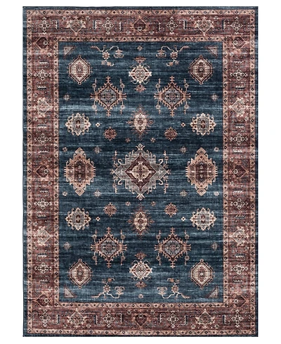 Mink Home Velvet Touch Washable Raq-001 5' x 7' Area Rug