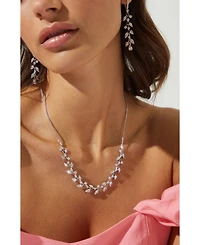 Eliot Danori Cubic Zirconia Adjustable Frontal Necklace