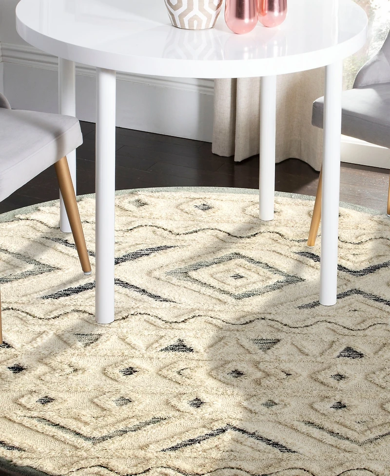 Closeout! Lr Home Sweet SINUO54115 6' x 6' Round Area Rug