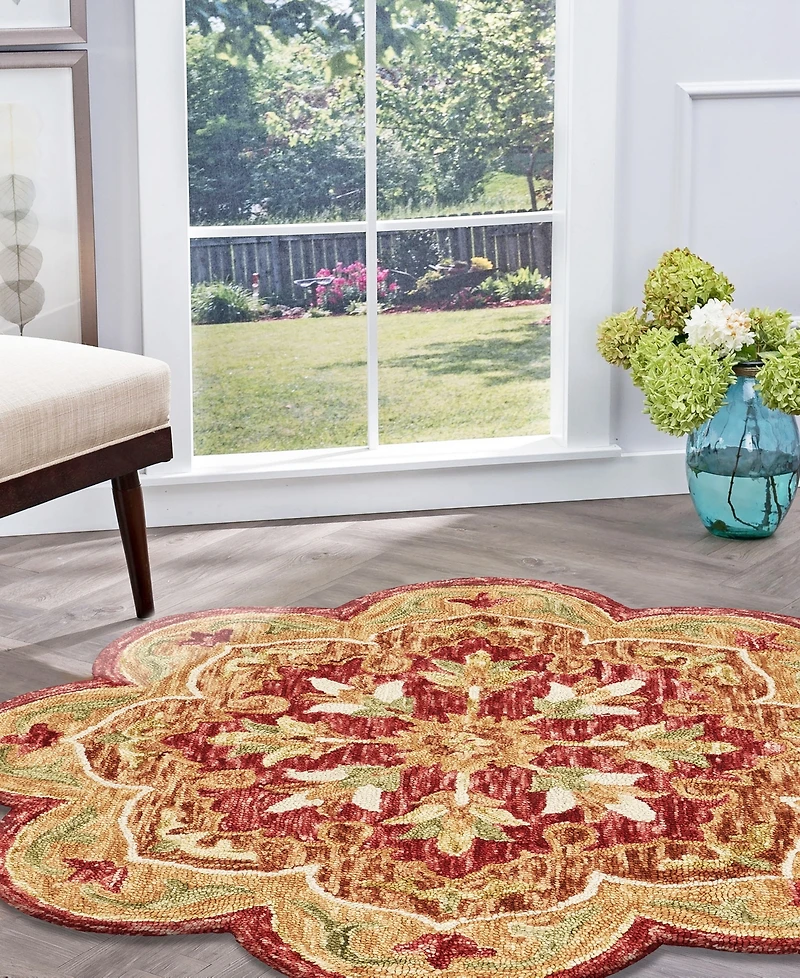 Lr Home Sweet Sinuo-110 6' x 6' Round Area Rug