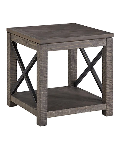Steve Silver Dexter 24" Square Wooden End Table