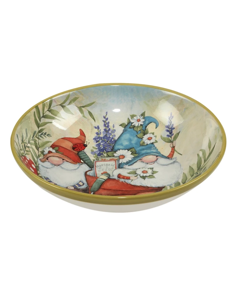 Certified International Garden Gnomes Serving/Pasta Bowl