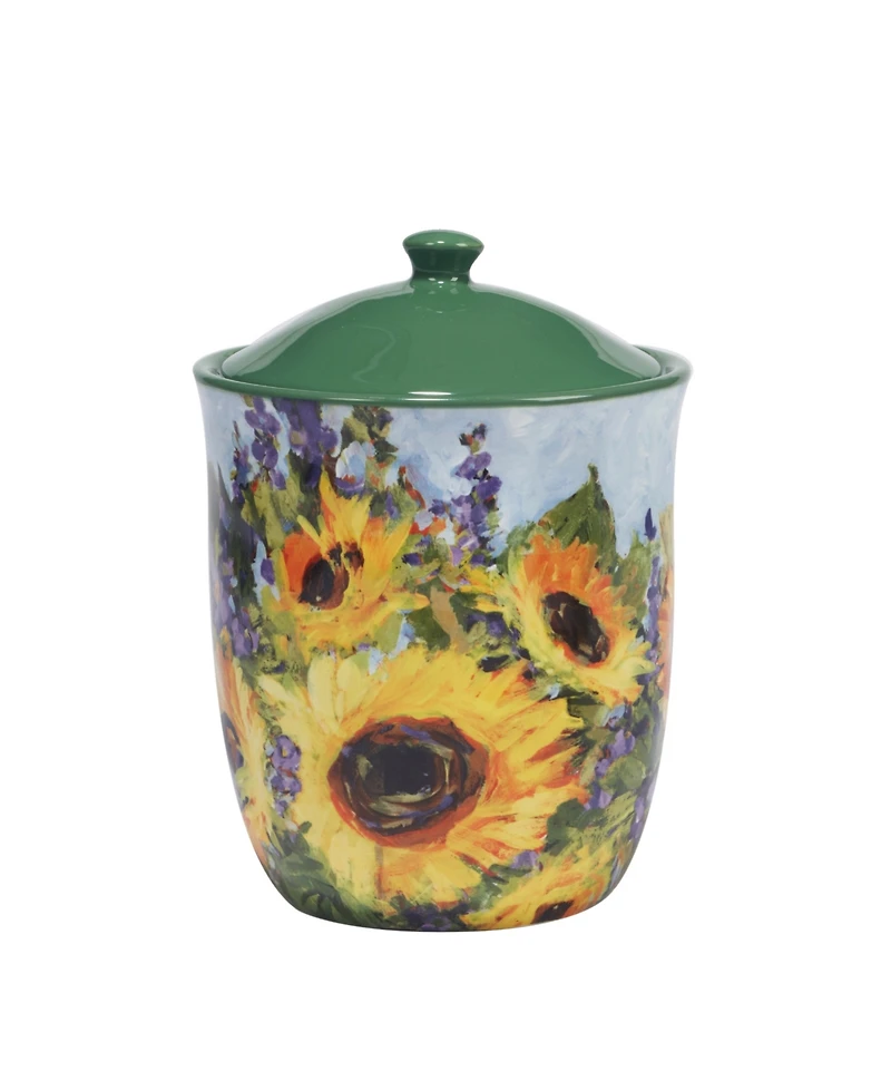 Certified International Sunflower Bouquet Canister Set 3-Pc
