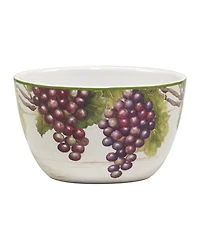 Certified International Meadow Brook Vineyard Set of 4 Ice Cream Bowl