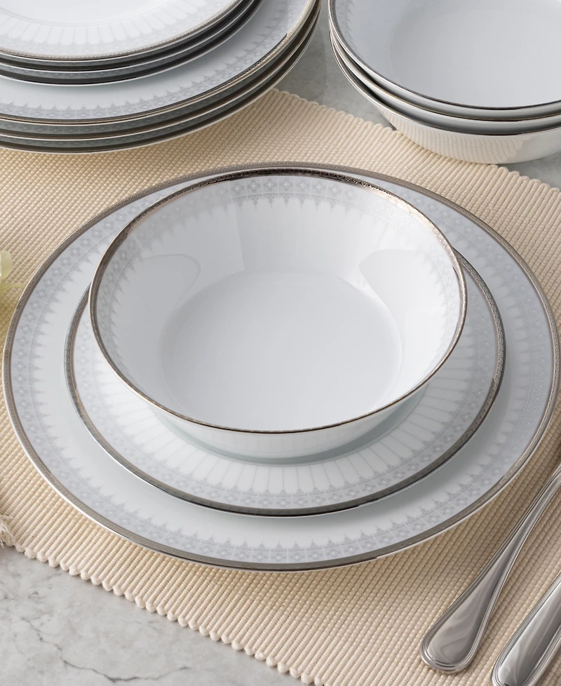 Noritake Silver Colonnade 12 Piece Set, Service for 4