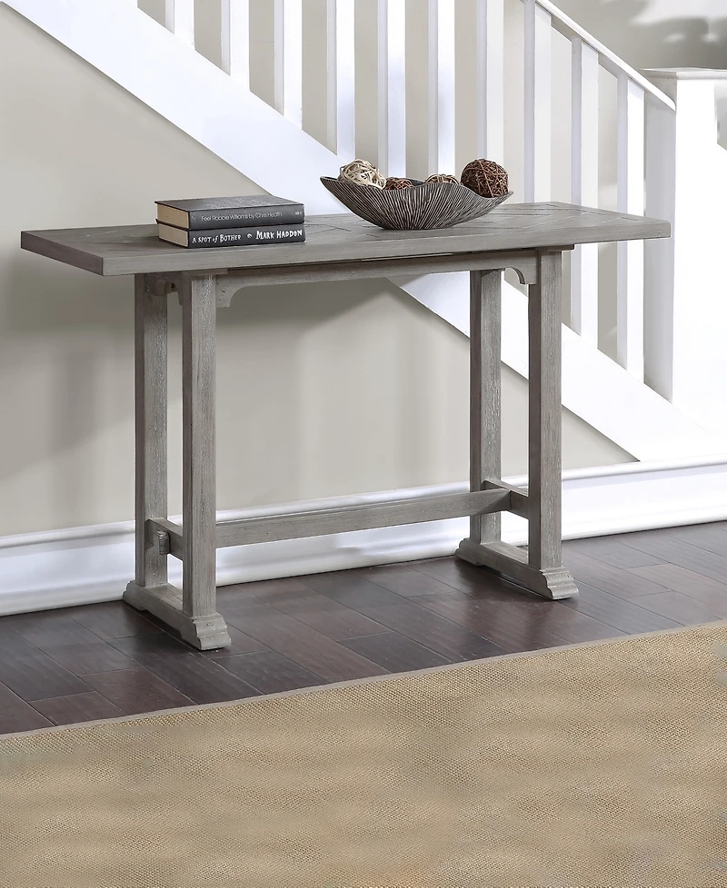 Steve Silver Whitford 48" Distressed Wood Sofa Table