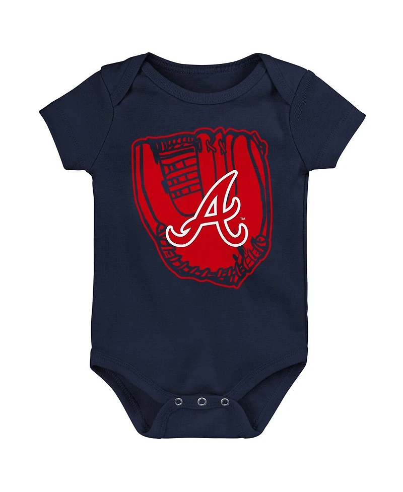 Newborn and Infant Boys Girls Red, Navy