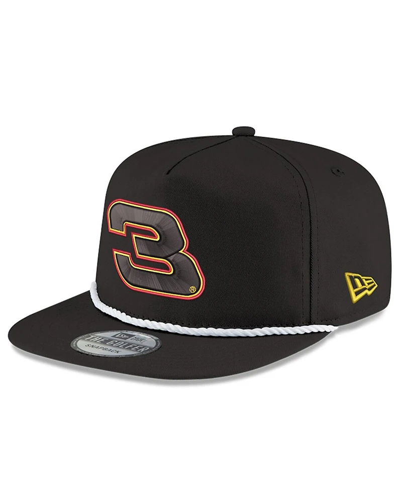 Men's New Era Black Dale Earnhardt Jr. Bass Pro Shops Golfer Adjustable Hat