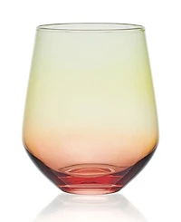 Mikasa Chroma 13 Ounce Stemless Wine Glass 4-Piece Set