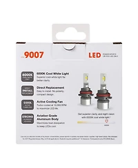 Sylvania 9007 Led Powersport Headlight Bulbs for Off-Road Use or Fog Lights - 2 Pack