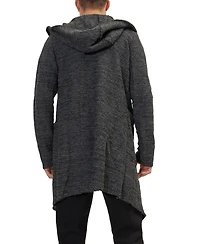 Ron Tomson Men's Modern Stealth Hoodie Cardigan