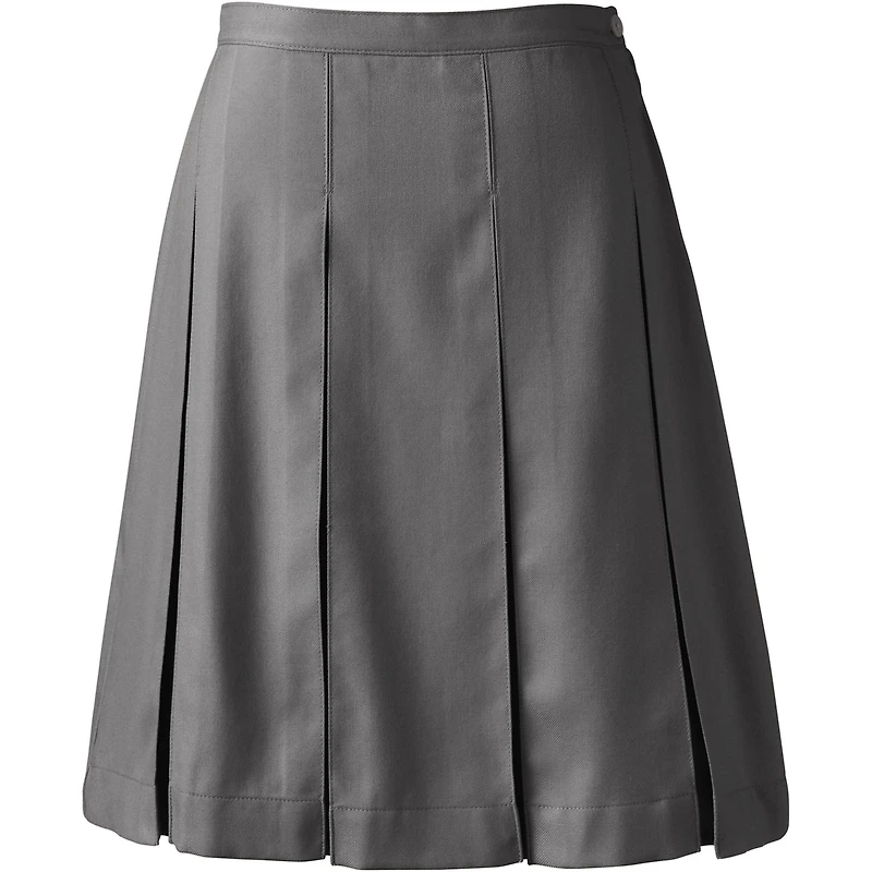 Lands' End Tall Box Pleat Skirt Top of Knee
