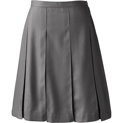 Lands' End Tall Box Pleat Skirt Top of Knee