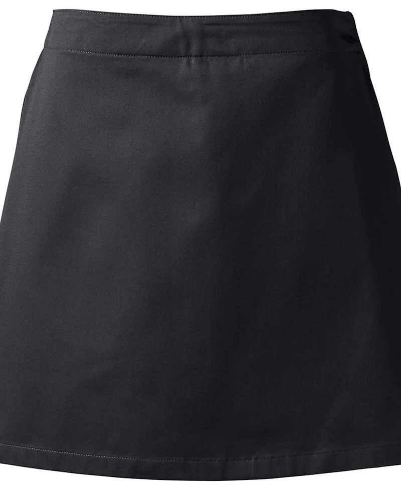 Lands' End Women's Blend Chino Skort Above Knee