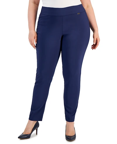 I.n.c. International Concepts Plus Bengaline Skinny Pants, Created for Macy's