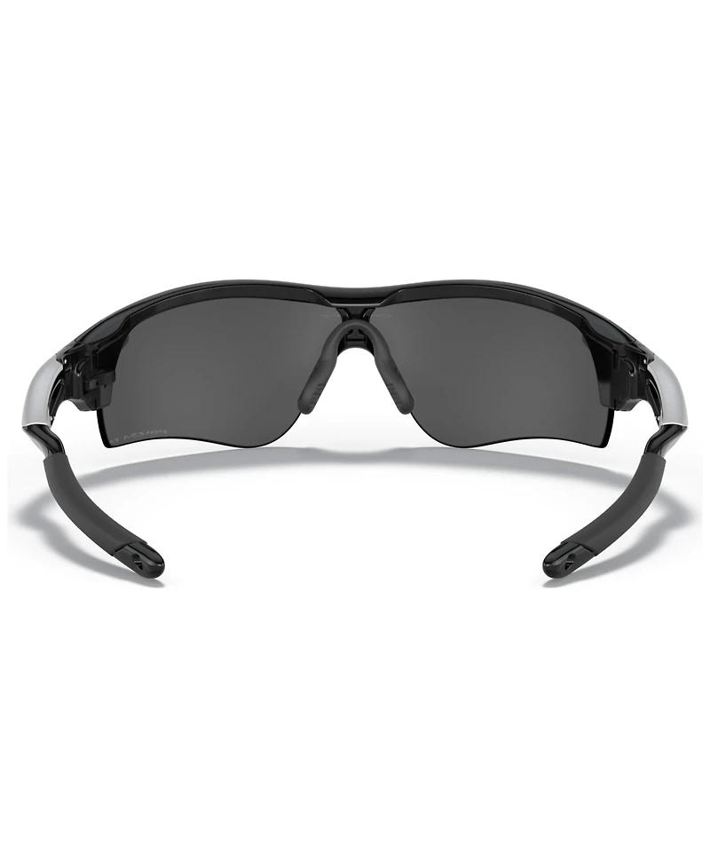 Oakley Men's Polarized Low Bridge Fit Sunglasses, OO9206 RadarLock Path 38