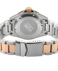 Gevril Men's Wall Street Swiss Automatic Two-Tone Stainless Steel Watch 43mm