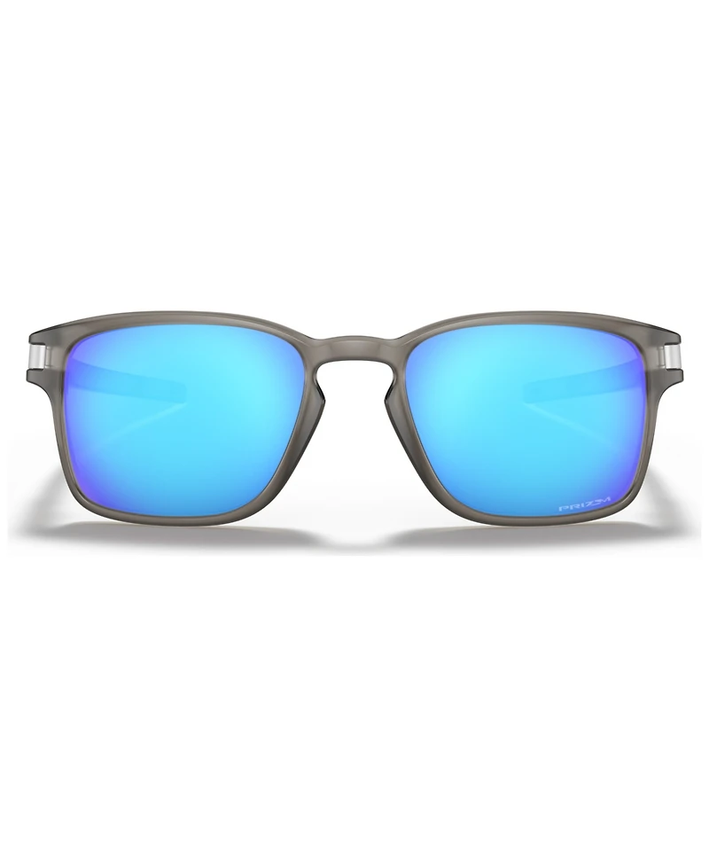 Oakley Men's Low Bridge Fit Sunglasses, OO9354 Latch Square 55