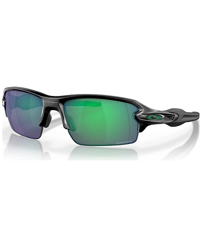 Oakley Men's Polarized Low Bridge Fit Sunglasses, OO9271 Flak 2.0 61