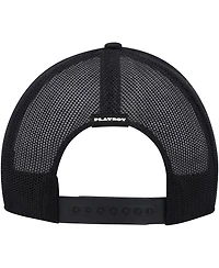 Men's Playboy Black Foam Trucker Snapback Hat
