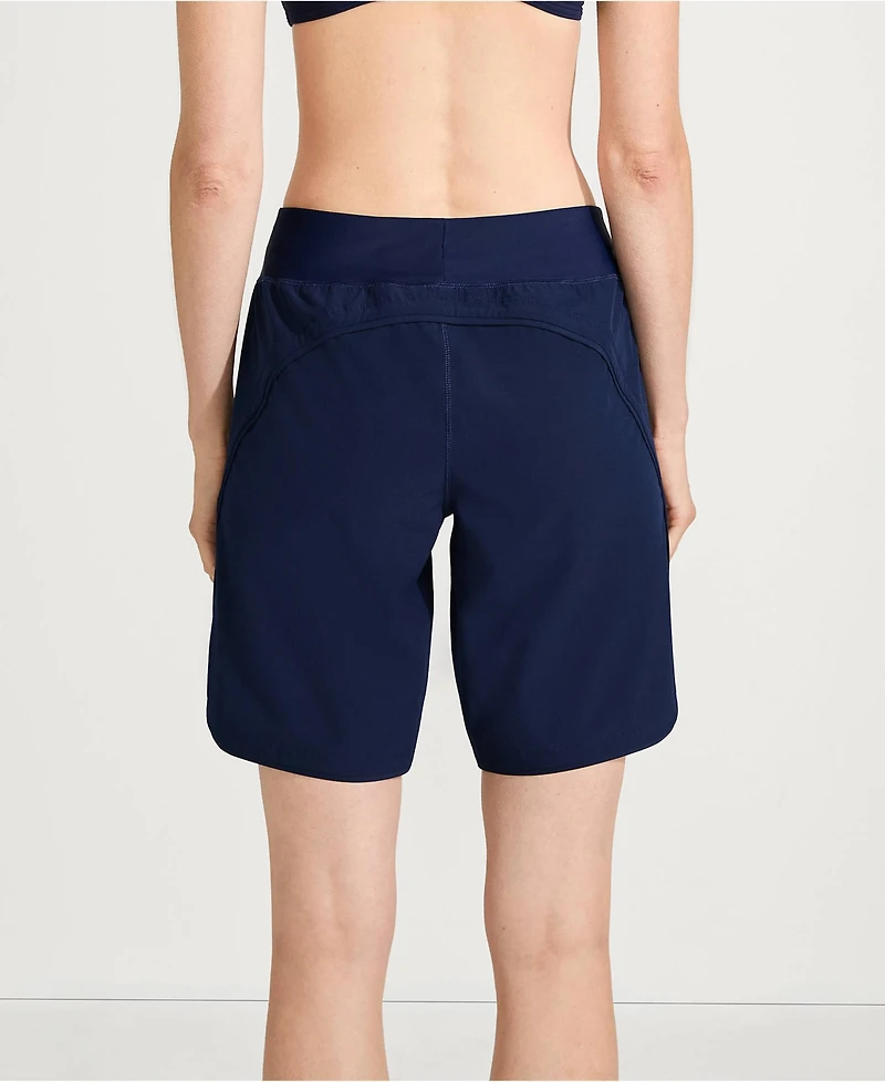 Lands' End Women's SunShade Upf 50 9" Board Shorts with Panty