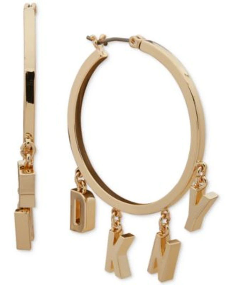 Dkny Silver Tone Or Gold Tone Assorted Hoop Earrings Collection