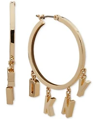 Dkny Silver Tone Or Gold Tone Assorted Hoop Earrings Collection