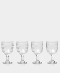 Euro Ceramica Fez Wine Glasses, Set of 4