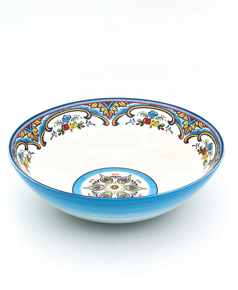 Euro Ceramica Zanzibar Serving Bowl