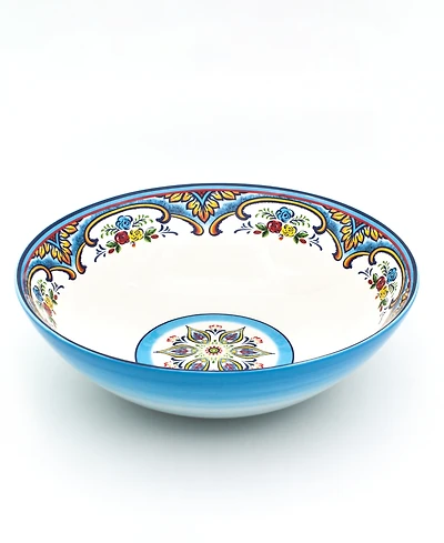 Euro Ceramica Zanzibar Serving Bowl
