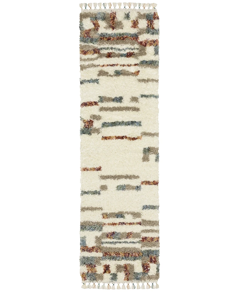 Oriental Weavers Axis AX06A 2'3" x 7'6" Runner Area Rug