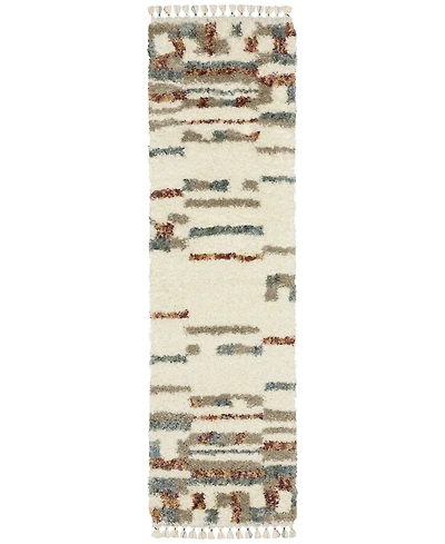 Oriental Weavers Axis AX06A 2'3" x 7'6" Runner Area Rug