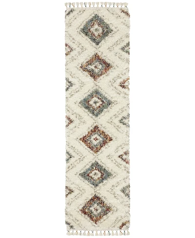Oriental Weavers Axis AX07A 2'3" x 7'6" Runner Area Rug