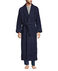 Lands' End Men's Full Length Turkish Terry Robe