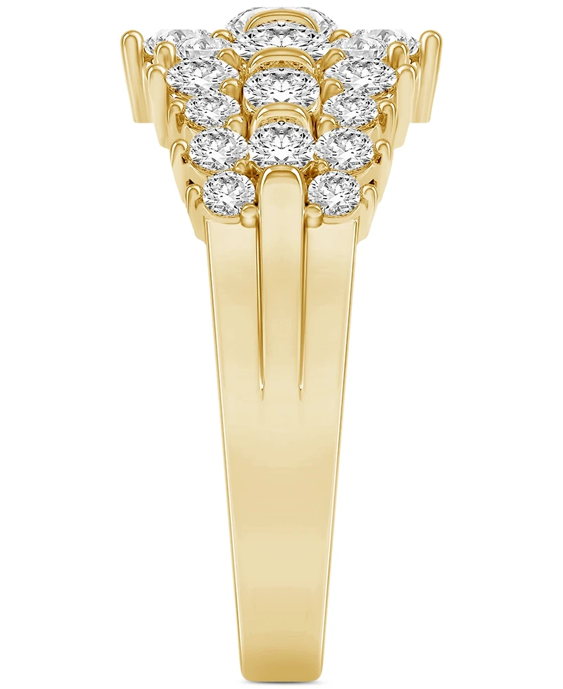 Diamond Cluster Band (1-1/2 ct. t.w.) in 14k Gold