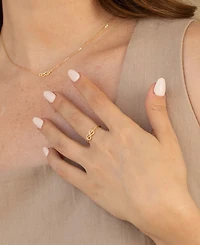 brook & york 14K Gold-Plated Crew Ring