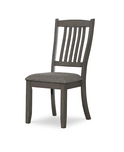 Allston Park Gray Farmhouse Dining Chair, Set of 2