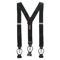 Trafalgar Men's Classic Solid Color 38mm Convertible Suspenders