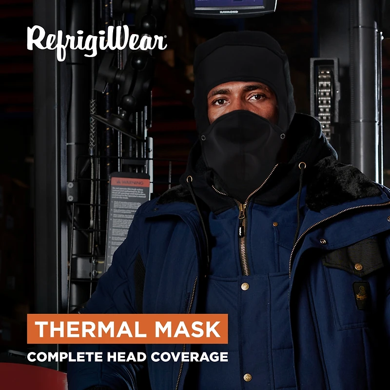 RefrigiWear Men's Thermal Face Mask - Insulated, Breathable, Cold Weather Protection Balaclava