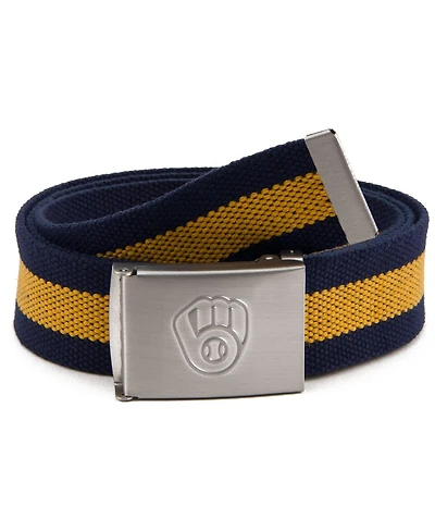 Men's Milwaukee Brewers Fabric Belt