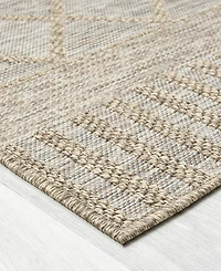 Closeout! Lr Home Oliva OLIVA82118 5' x 7' Outdoor Area Rug